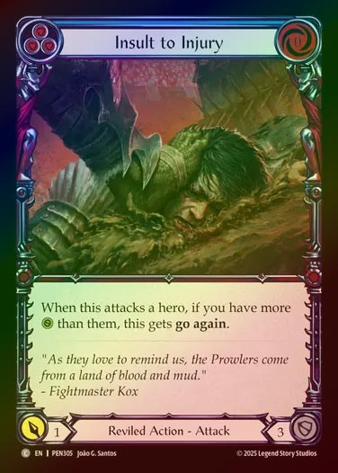 【RF】【EN】[Reviled] 踏んだり蹴ったり/Insult to Injury (blue)  [PEN305-C]