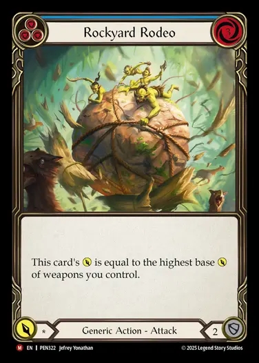 【EN】[Generic] 荒岩乗り/Rockyard Rodeo [PEN322-M]