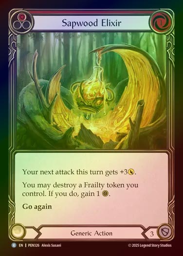 【RF】【EN】[Generic] 癒樹液のエリクサー/Sapwood Elixir (red)  [PEN326-R]