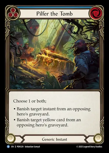 【EN】[Generic] 墓荒らし/Pilfer the Tomb (blue)  [PEN329-R]