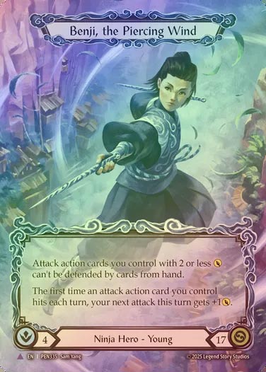 【CF】【EN】[Ninja] 穿つ風、ベンジ/Benji, the Piercing Wind [PEN335-Marvel]
