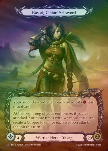 【CF】【EN】[Warrior] シンタリの傭兵、カッサイ/Kassai, Cintari Sellsword [PEN336-Marvel]