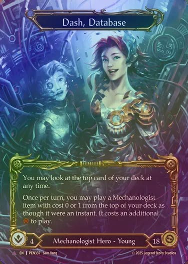 【CF】【EN】[Mechanologist] ダッシュ・データベース/Dash, Database [PEN337-Marvel]