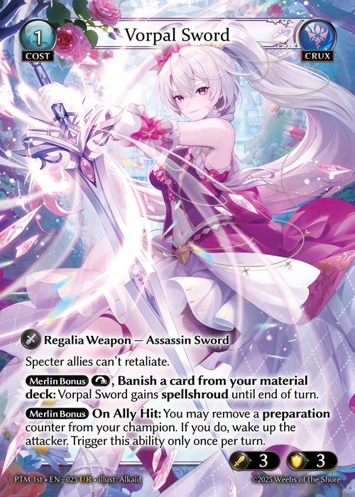 [Crux] Vorpal Sword [PTM025-UR]