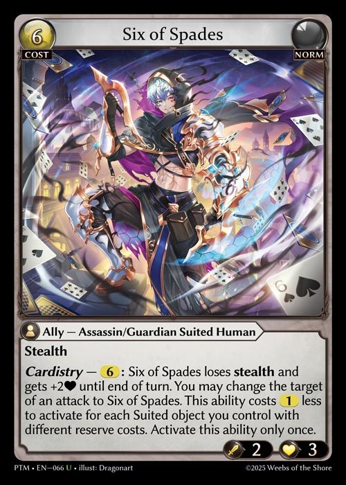 [Norm] Six of Spades [PTM066-U]