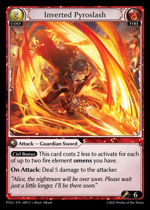 [Fire] Inverted Pyroslash [PTM089-U]