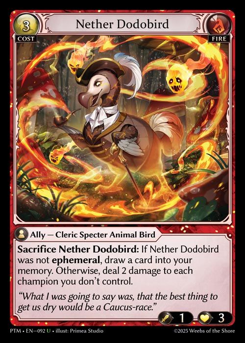 [Fire] Nether Dodobird [PTM092-U]