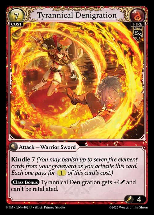 [Fire] Tyrannical Denigration [PTM102-U]