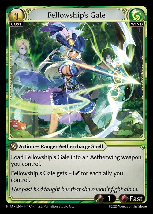 [Wind] Fellowship's Gale [PTM144-C]