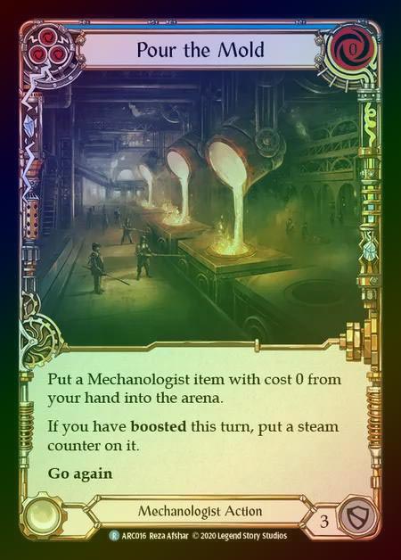 【RF】[Mechanologist] Pour the Mold [UL-ARC016-R] (blue) Rainbow Foil