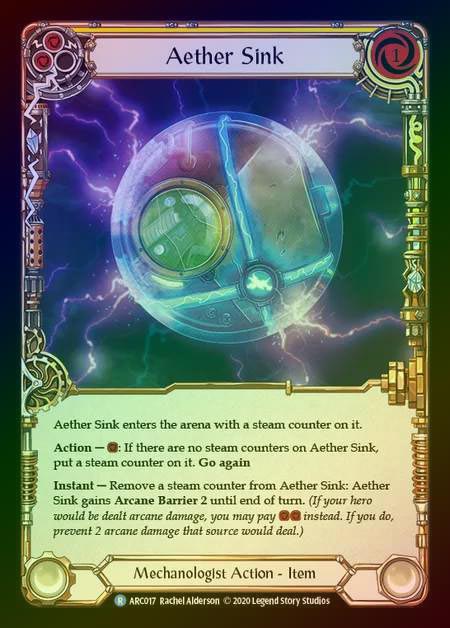 【RF】[Mechanologist] Aether Sink [UL-ARC017-R] Rainbow Foil