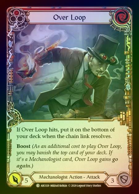 【RF】[Mechanologist] Over Loop [UL-ARC020-C] (red) Rainbow Foil
