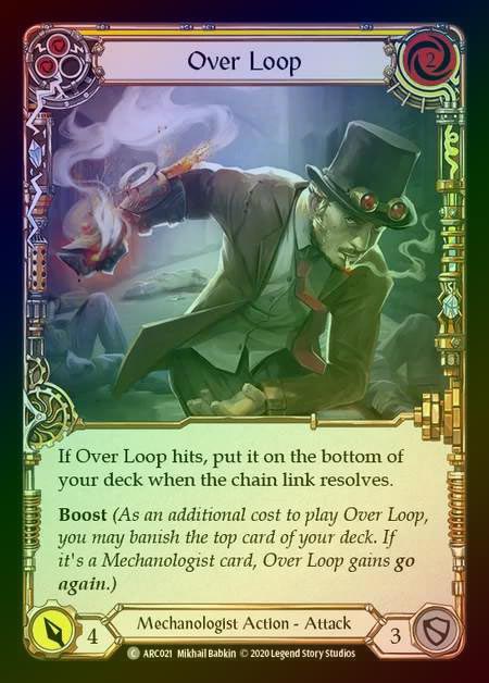 【RF】[Mechanologist] Over Loop [UL-ARC021-C] (yellow) Rainbow Foil