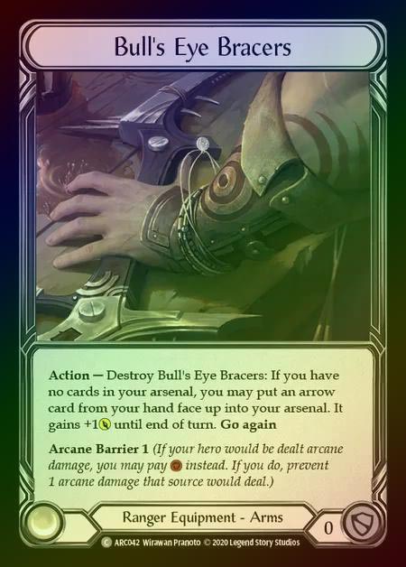 【RF】[Ranger] Bull's Eye Bracers [UL-ARC042-C] Rainbow Foil