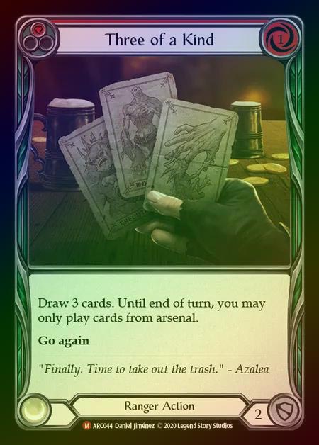 【RF】[Ranger] Three of a Kind [UL-ARC044-M] Rainbow Foil