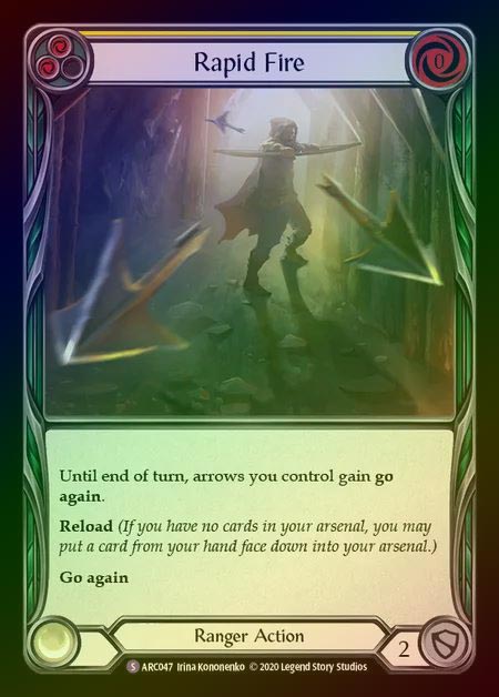 【RF】[Ranger] Rapid Fire [UL-ARC047-S] Rainbow Foil