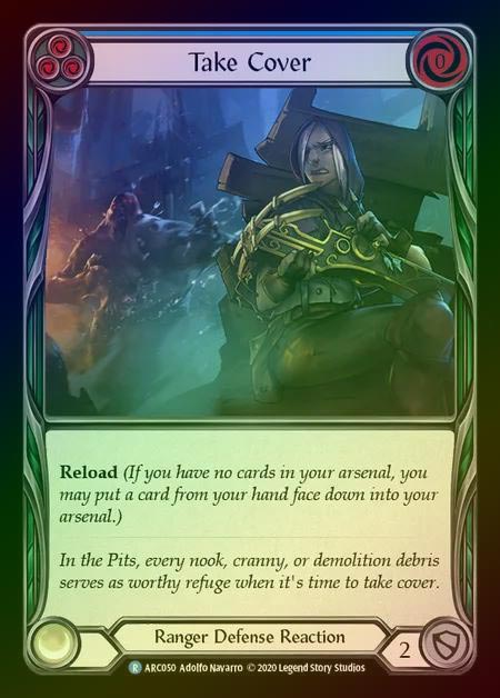 【RF】[Ranger] Take Cover [UL-ARC050-R] (blue) Rainbow Foil