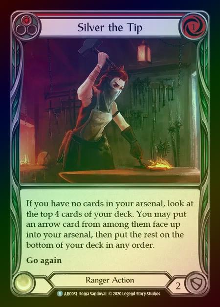 【RF】[Ranger] Silver the Tip [UL-ARC051-R] (red) Rainbow Foil