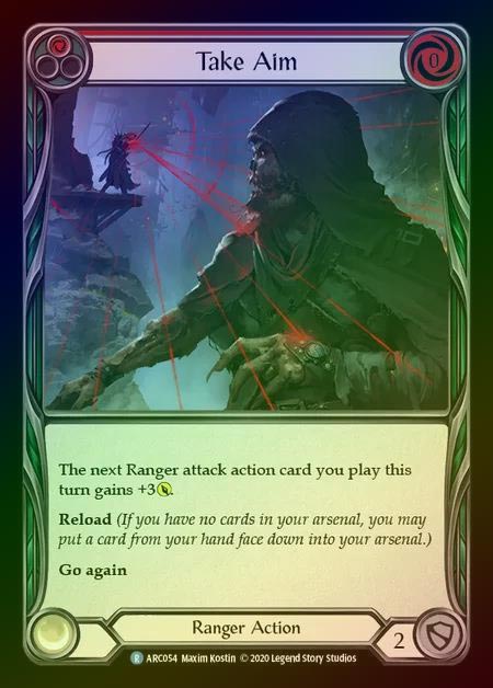 【RF】[Ranger] Take Aim [UL-ARC054-R] (red) Rainbow Foil