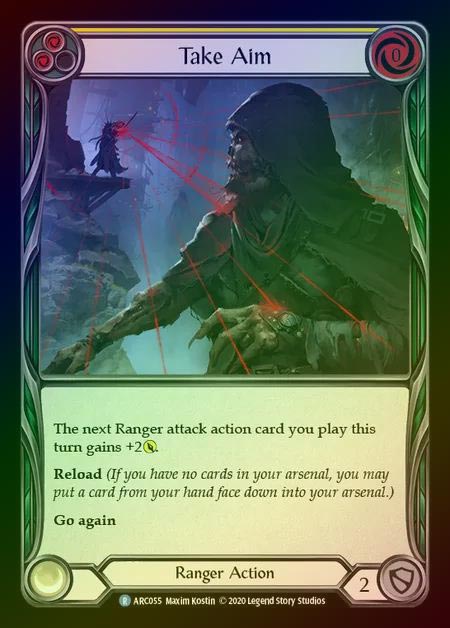 【RF】[Ranger] Take Aim [UL-ARC055-R] (yellow) Rainbow Foil