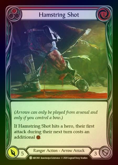 【RF】[Ranger] Hamstring Shot [UL-ARC060-C] (red) Rainbow Foil