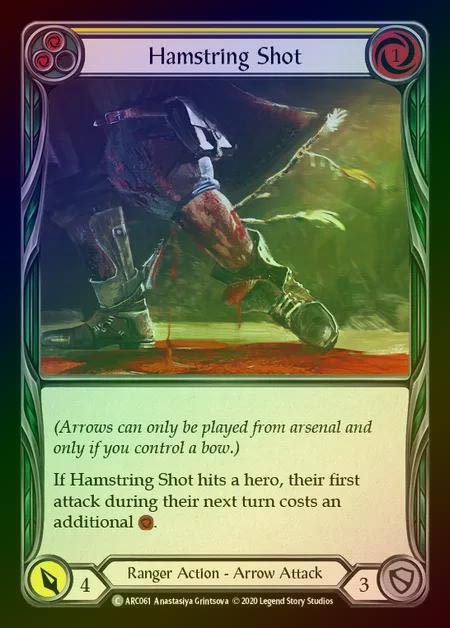 【RF】[Ranger] Hamstring Shot [UL-ARC061-C] (yellow) Rainbow Foil