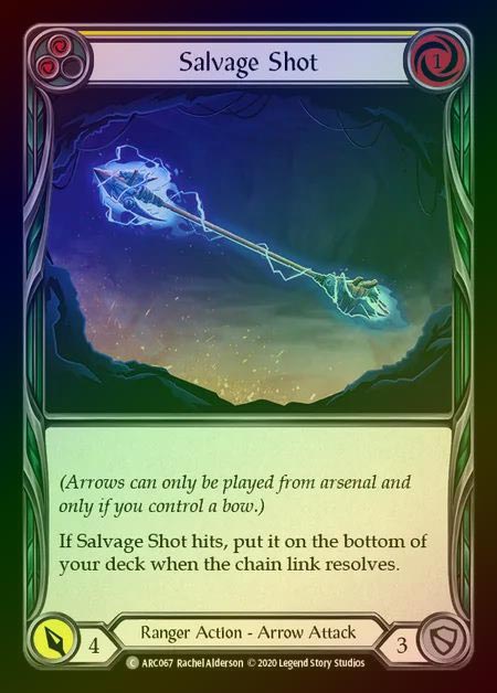 【RF】[Ranger] Salvage Shot [UL-ARC067-C] (yellow) Rainbow Foil