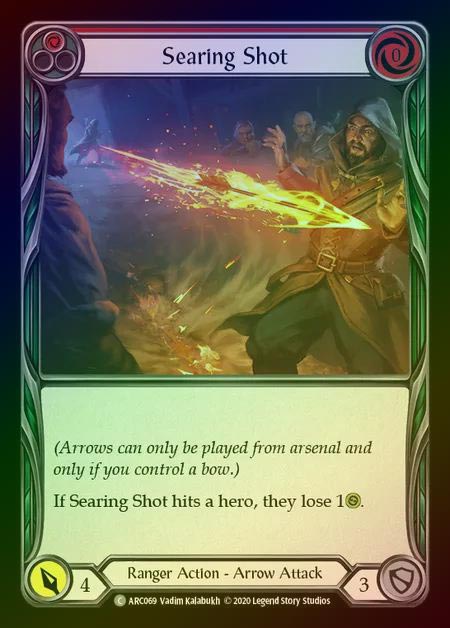 【RF】[Ranger] Searing Shot [UL-ARC069-C] (red) Rainbow Foil