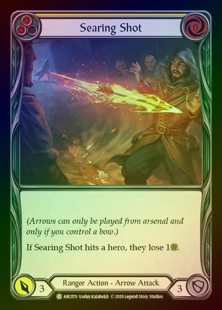 【RF】[Ranger] Searing Shot [UL-ARC070-C] (yellow) Rainbow Foil