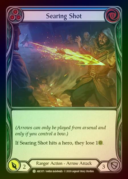 【RF】[Ranger] Searing Shot [UL-ARC071-C] (blue) Rainbow Foil