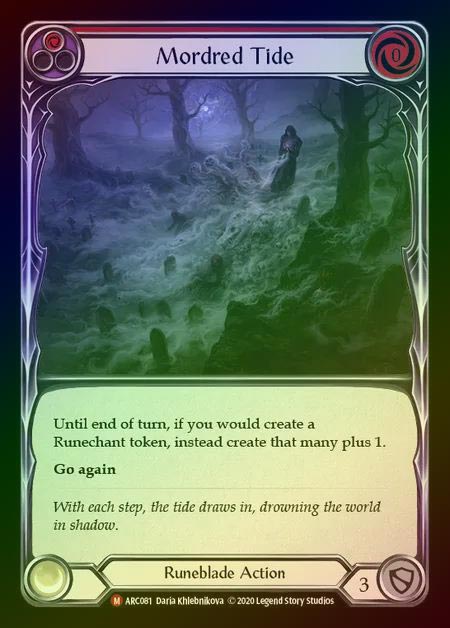 【RF】[Runeblade] Mordred Tide [UL-ARC081-M] Rainbow Foil