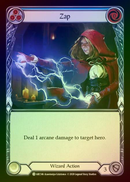 【RF】[Wizard] Zap [UL-ARC146-C] (blue) Rainbow Foil