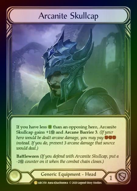 【RF】[Generic] Arcanite Skullcap [UL-ARC150-L] Rainbow Foil