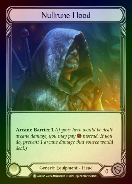 【RF】[Generic] Nullrune Hood [UL-ARC155-C] Rainbow Foil