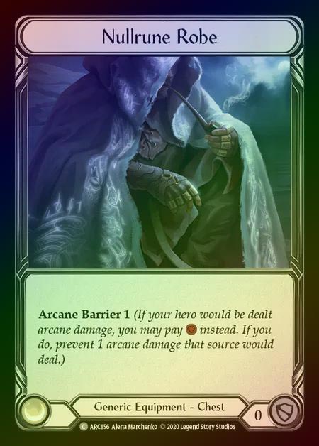 【RF】[Generic] Nullrune Robe [UL-ARC156-C] Rainbow Foil