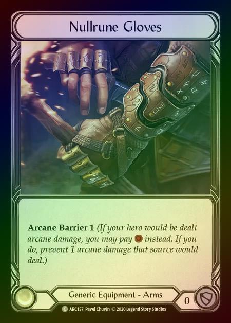 【RF】[Generic] Nullrune Gloves [UL-ARC157-C] Rainbow Foil