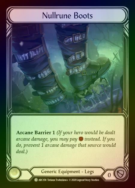 【RF】[Generic] Nullrune Boots [UL-ARC158-C] Rainbow Foil