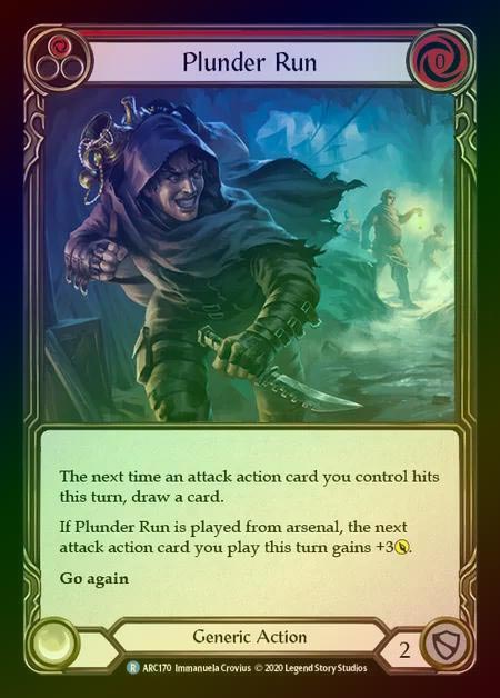 【RF】[Generic] Plunder Run [UL-ARC170-R] (red) Rainbow Foil