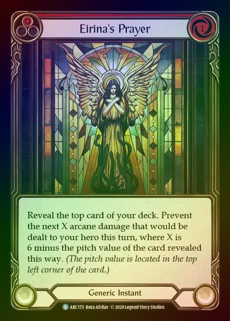 【RF】[Generic] Eirina's Prayer [UL-ARC173-R] (red) Rainbow Foil