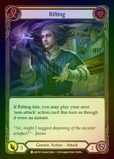 【RF】[Generic] Rifting [UL-ARC195-C] (yellow) Rainbow Foil