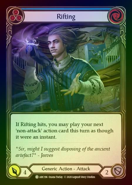 【RF】[Generic] Rifting [UL-ARC196-C] (blue) Rainbow Foil