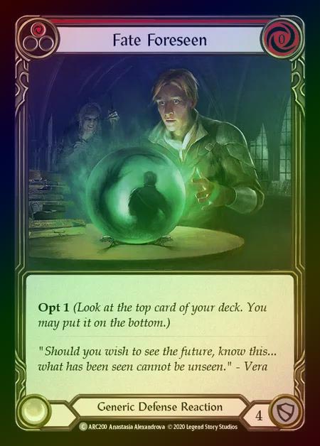 【RF】[Generic] Fate Foreseen [UL-ARC200-C] (red) Rainbow Foil