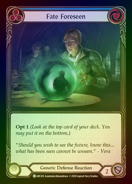 【RF】[Generic] Fate Foreseen [UL-ARC202-C] (blue) Rainbow Foil