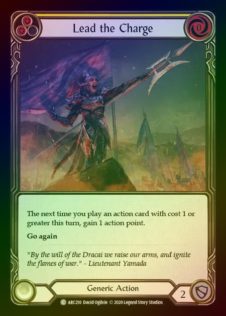 【RF】[Generic] Lead the Charge [UL-ARC210-C] (yellow) Rainbow Foil