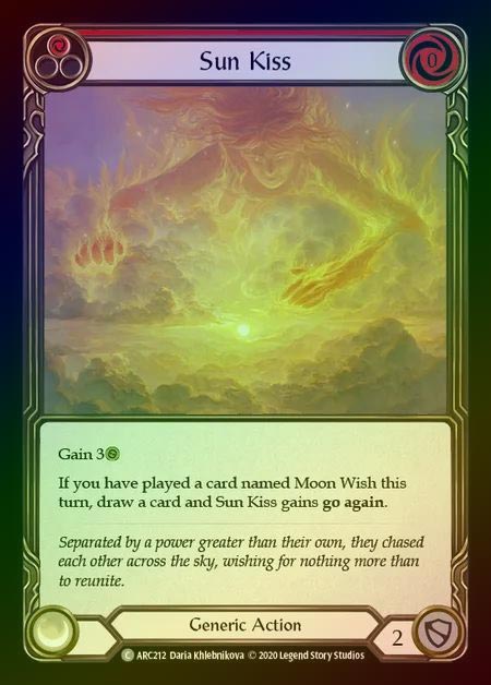 【RF】[Generic] Sun Kiss [UL-ARC212-C] (red) Rainbow Foil