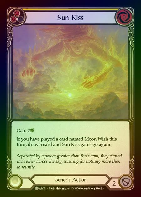 【RF】[Generic] Sun Kiss [UL-ARC213-C] (yellow) Rainbow Foil