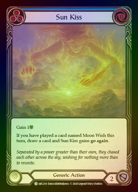 【RF】[Generic] Sun Kiss [UL-ARC214-C] (blue) Rainbow Foil