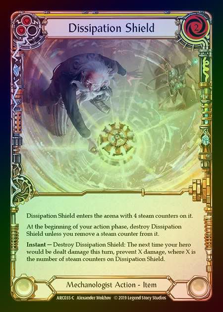 【RF】[Mechanologist] Dissipation Shield [1st-ARC035-C] Rainbow Foil