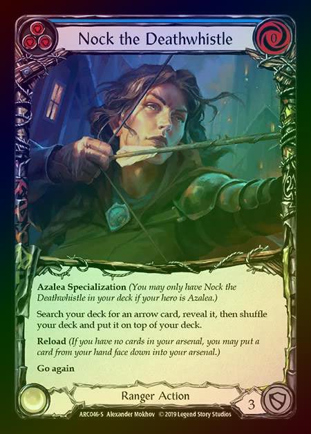 【RF】[Ranger] Nock the Deathwhistle [1st-ARC046-S] Rainbow Foil