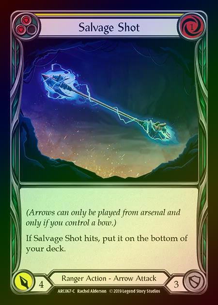 【RF】[Ranger] Salvage Shot (yellow) [1st-ARC067-C] Rainbow Foil
